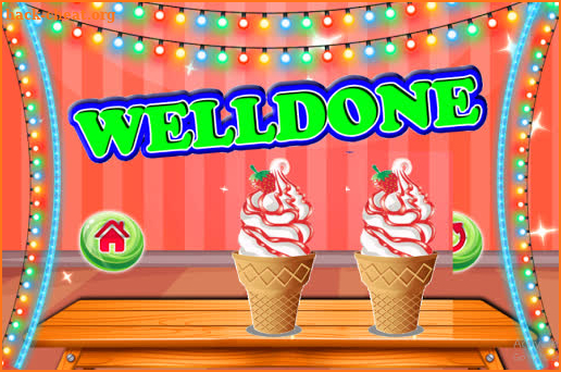 Rainbow Ice Cream Shop Cone screenshot