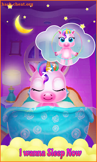 Rainbow Little Unicorn Daily Caring screenshot