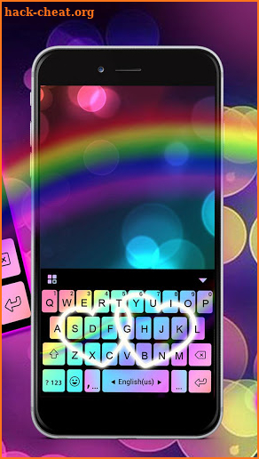 Rainbow Love Fonts Keyboard screenshot