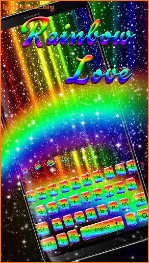 Rainbow Love Keyboard screenshot