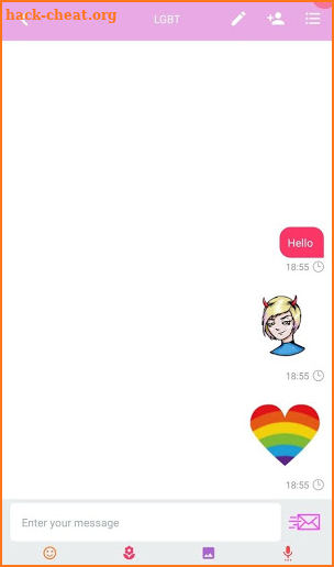 Rainbow Messenger screenshot