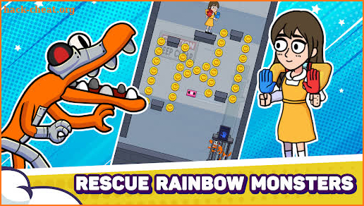 Rainbow Monster: Blue Survivor screenshot