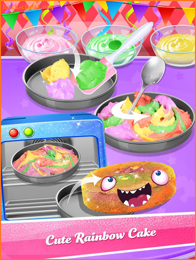 Rainbow Pastel Cake - Family Party & Birthday Cake screenshot