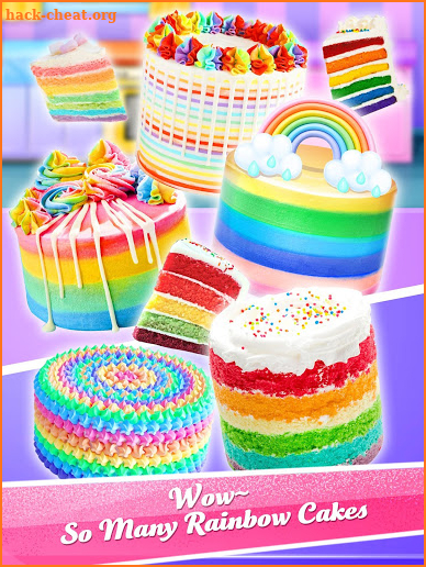 Rainbow Pastel Cake - Family Party & Birthday Cake screenshot