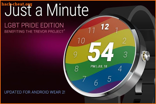 Rainbow Pride Watch Face screenshot