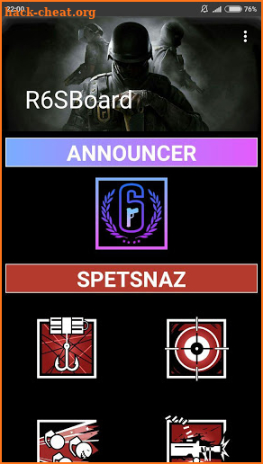 Rainbow Six Elite SoundBoard screenshot