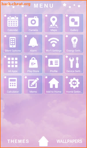 Rainbow Sky Theme +HOME screenshot