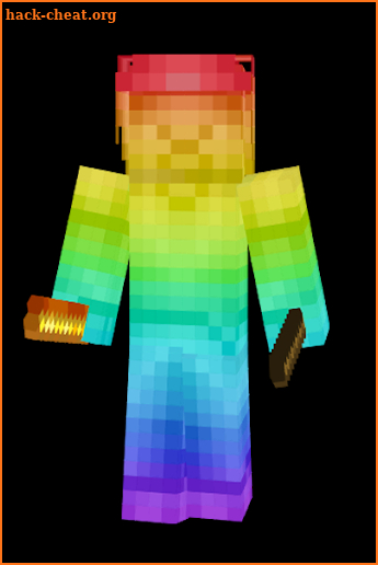 Rainbow Steve Skin for MCPE screenshot