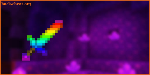 Rainbow Sword Mod for Minecraft screenshot