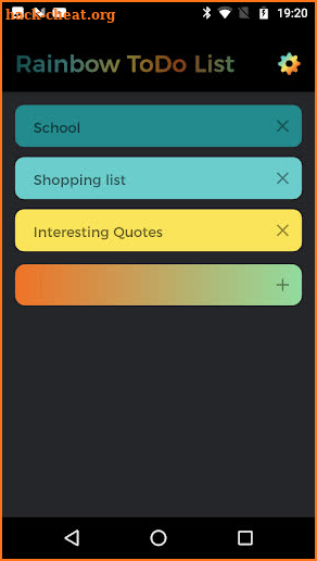 Rainbow TO-DO List, Tasks & Reminders screenshot