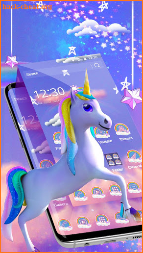 Rainbow unicorn screenshot