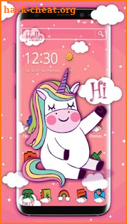 Rainbow Unicorn Anime Launcher screenshot