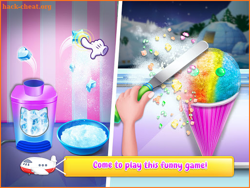 Rainbow Unicorn Ice Cream Food Maker Cooking Games screenshot