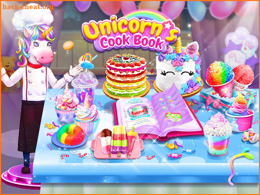 Rainbow Unicorn Secret Cook Book: Food Maker Games screenshot