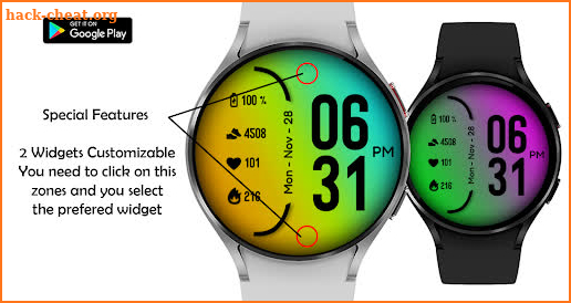 Rainbow Watch Face screenshot