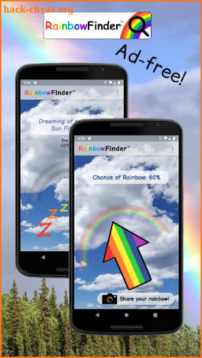 RainbowFinder™🌈 – the rainbow weather alert app screenshot