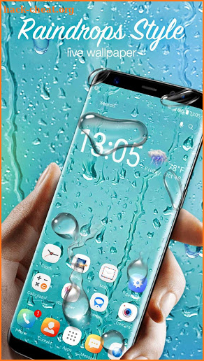 Raindrop Live Wallpaper for Free screenshot