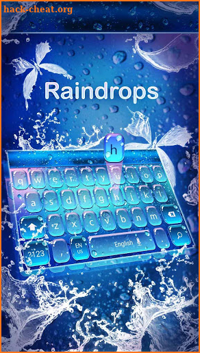 Raindrops Keyboard screenshot