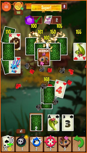 Rainforest Solitaire screenshot