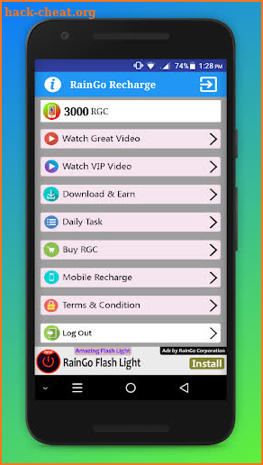 RainGo Recharge screenshot