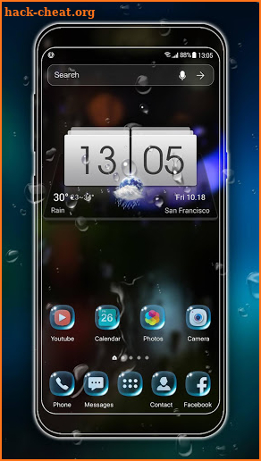 Rainy launcher theme &wallpaper screenshot