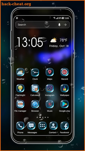 Rainy launcher theme &wallpaper screenshot