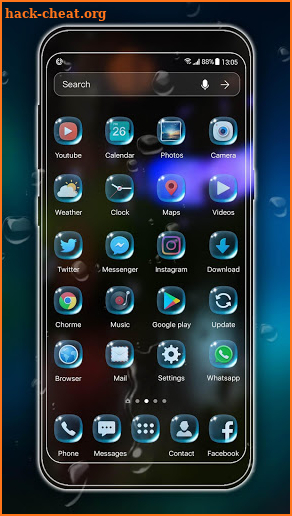 Rainy launcher theme &wallpaper screenshot