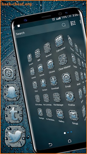 Rainy Umbrella Launcher Theme screenshot