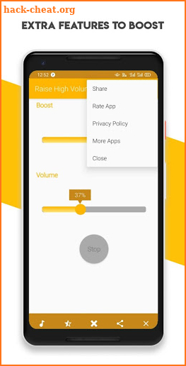 Raise high volume - Booster screenshot