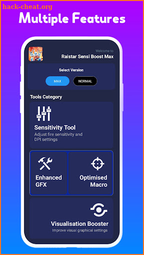 Raistar GFX Sensi Booster Max screenshot