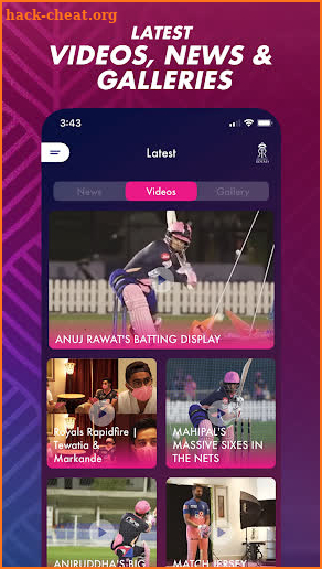 Rajasthan Royals screenshot