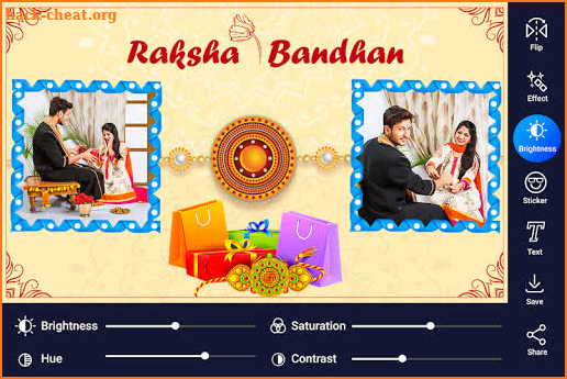 Raksha Bandhan Dual Photo Frame screenshot