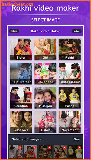 Rakshabandhan Video Maker - Rakhi tik tok video screenshot