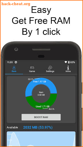 RAM Booster Premium - Faster 1Gb 2Gb RAM screenshot