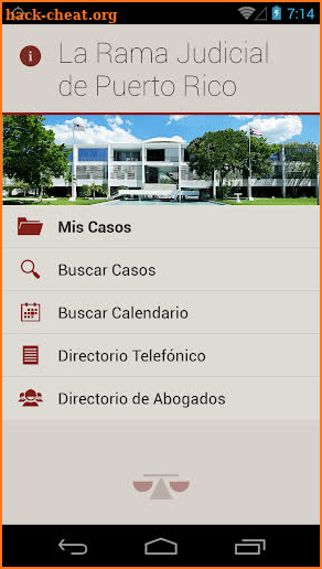 Rama Judicial de Puerto Rico screenshot