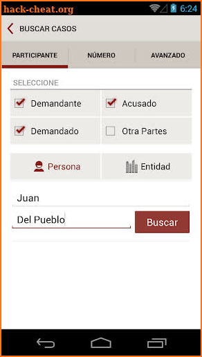 Rama Judicial de Puerto Rico screenshot