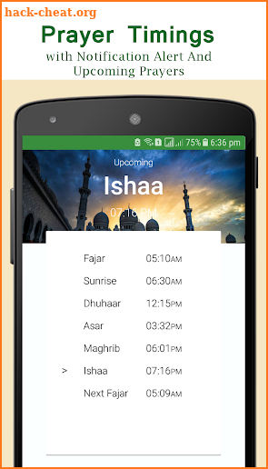 Ramadan Calendar 2018 & Prayer alert with Azan screenshot