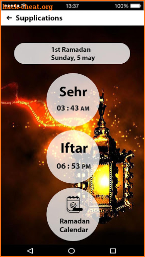 Ramadan Calender 2019 Iftar & Sahr Time screenshot