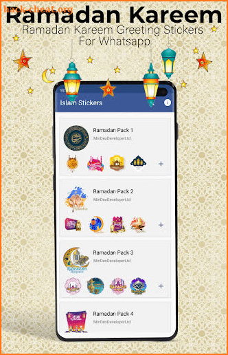 Ramadan Greeting Stickers For Whatsapp screenshot