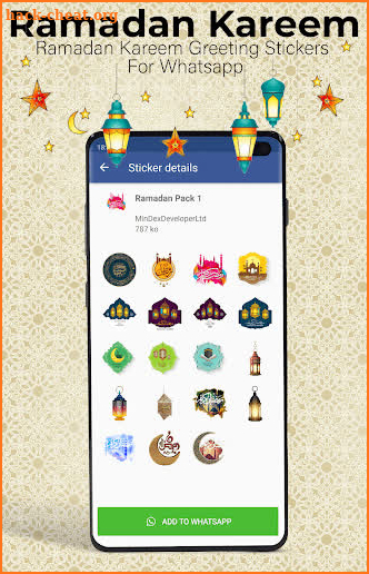 Ramadan Greeting Stickers For Whatsapp screenshot