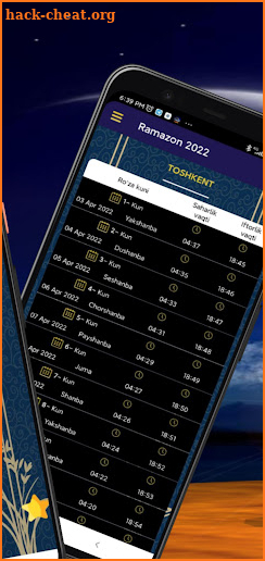 Ramazon Taqvimi 2022 screenshot
