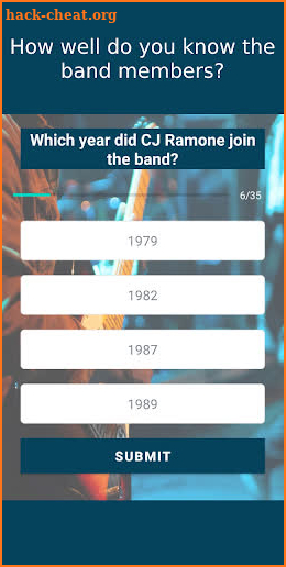 Ramones Quiz screenshot