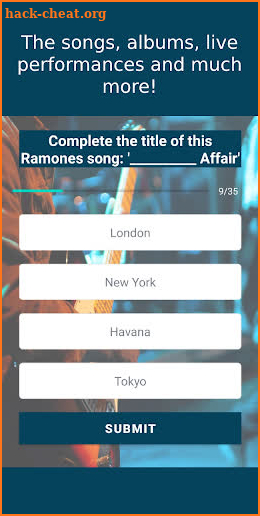 Ramones Quiz screenshot