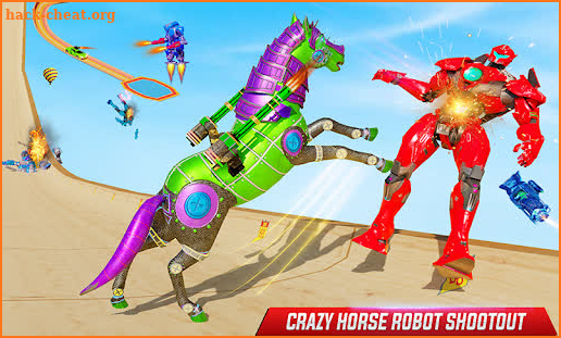 Ramp Car Robot Transform Horse Robot Games 2021 screenshot