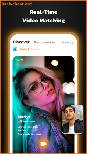 Random Video Call and Live Chat screenshot