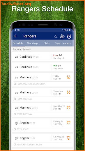 Rangers Baseball: Live Scores, Stats, Plays, Games screenshot