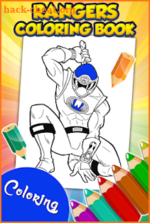 Rangers Superhero Coloring Game screenshot