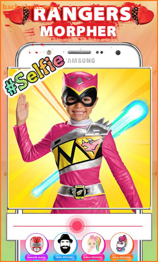 Rangers Superhero Face Morpher screenshot