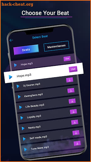 Rap Music Maker : Rap Beats Music Recording Studio screenshot