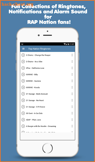 Rap Nation Ringtones free screenshot